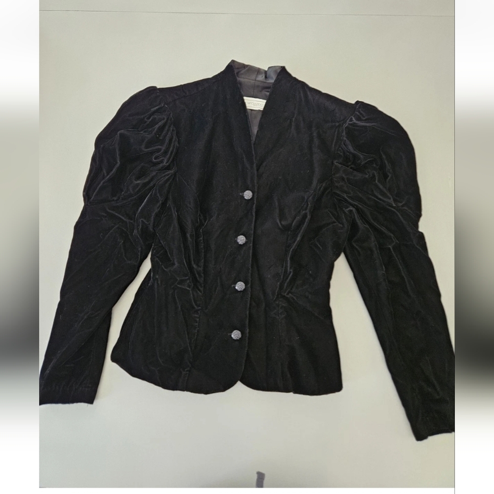 Scott McClintock Black Velvet Blazer